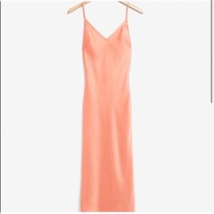 Express satin midi dress